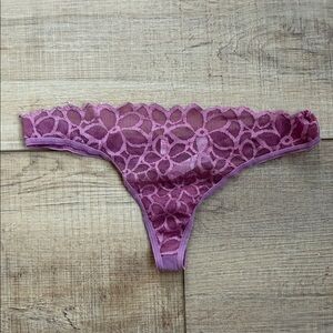 Lace Thong by Victoria secret Pink size medium